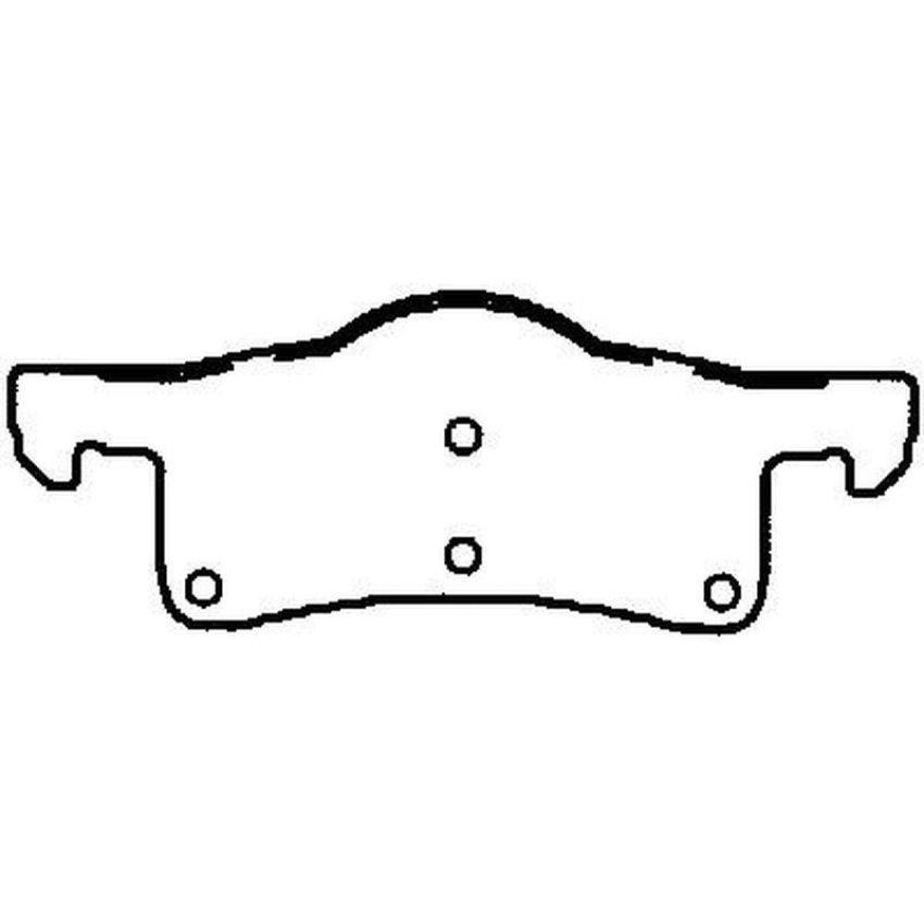 Bendix Friction MKD935FM BENDIX Fleet MetLok Brake Pad