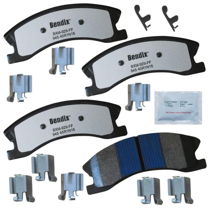 Bendix Friction MKD945FM BENDIX Fleet MetLok Brake Pad