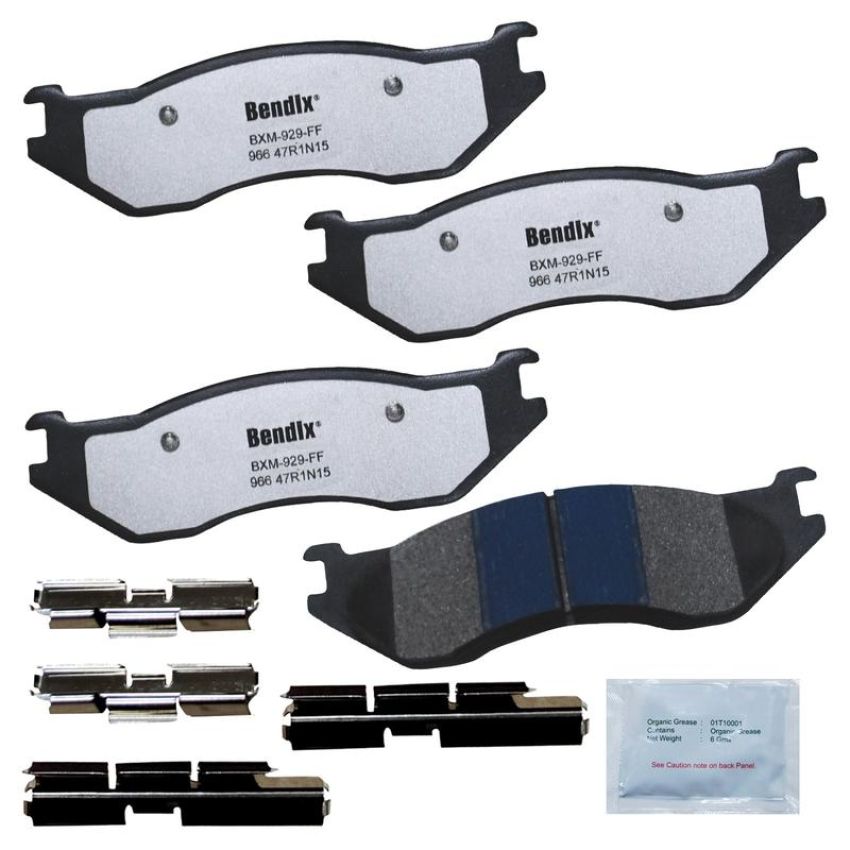 Bendix Friction MKD966FM BENDIX Fleet MetLok Brake Pad