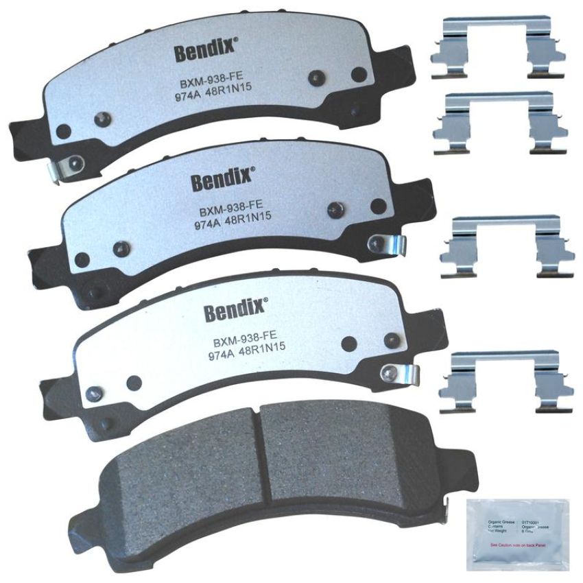 Bendix Friction MKD974AFM BENDIX Fleet MetLok Brake Pad
