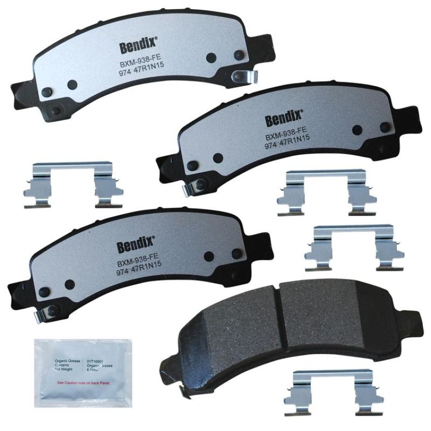 Bendix Friction MKD974FM BENDIX Fleet MetLok Brake Pad