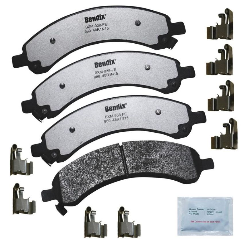 Bendix Friction MKD989FM BENDIX Fleet MetLok Brake Pad