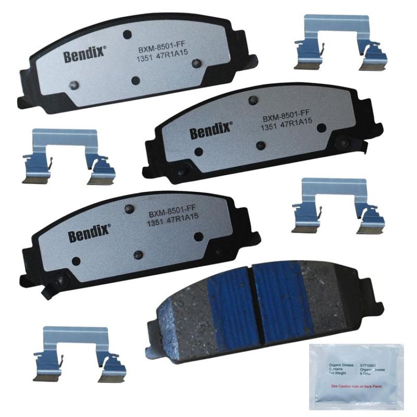 Bendix Friction PBD1351 BENDIX Fleet MetLok Police Disc Pad