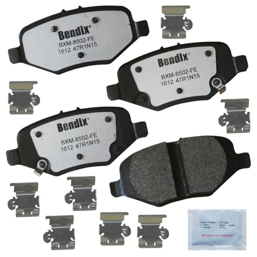 Bendix Friction PBD1612 BENDIX Fleet MetLok Police Disc Pad