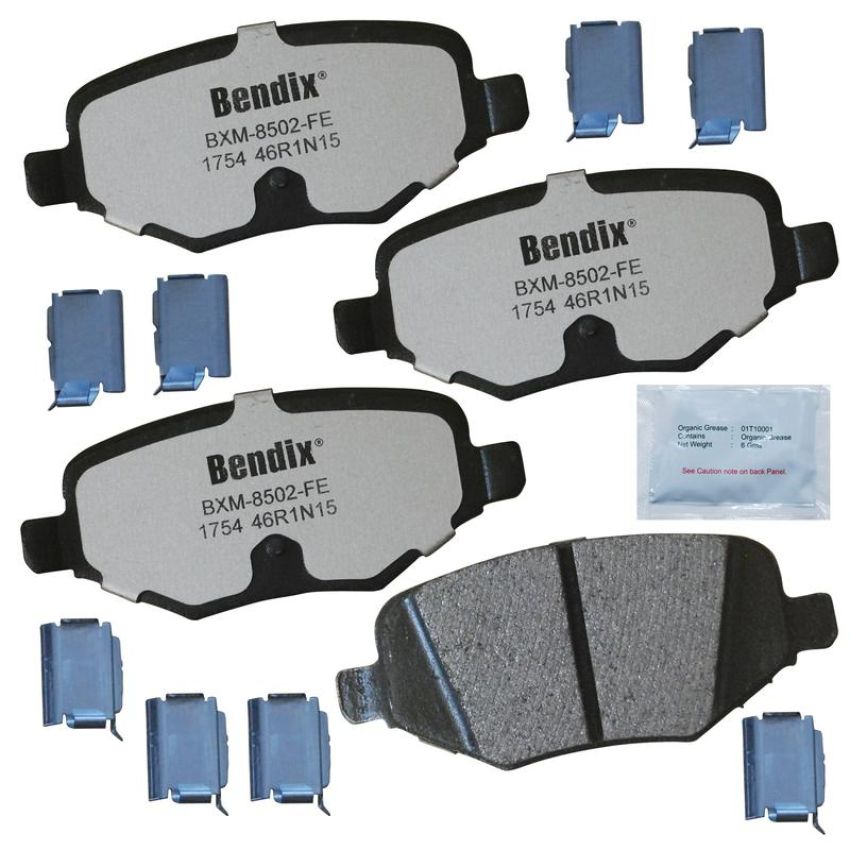 Bendix Friction PBD1754 BENDIX Fleet MetLok Police Disc Pad