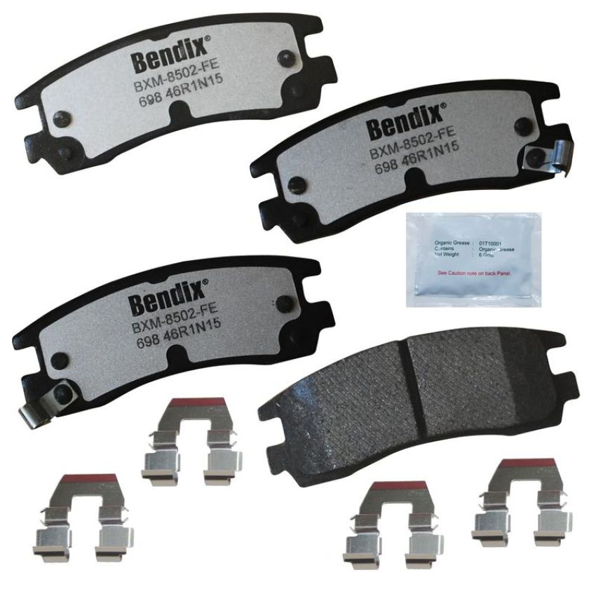 Bendix Friction PBD698 BENDIX Fleet MetLok Police Disc Pad