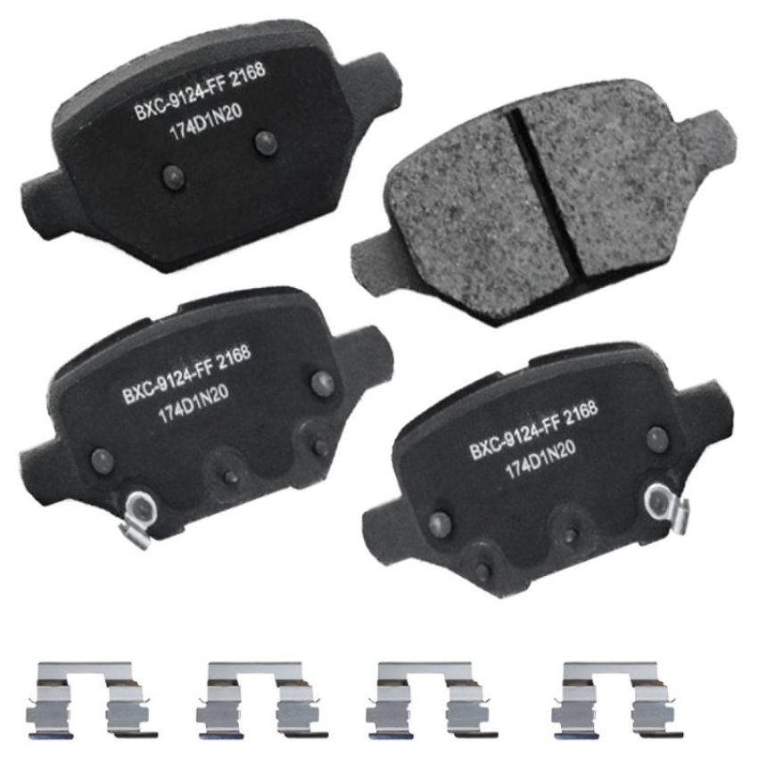 Bendix Friction SBC2168 STOP BY BENDIX Disc Brake Pad