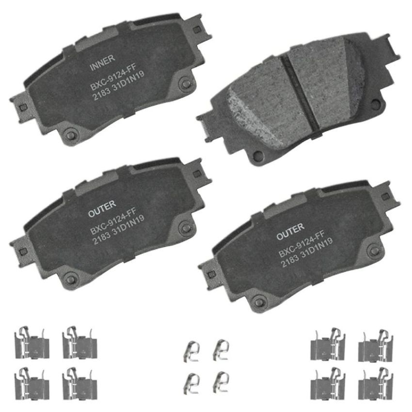 Bendix Friction SBC2183 STOP BY BENDIX Disc Brake Pad