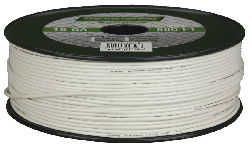 Metra PWWT16500 16 Gauge Primary Wire (White)