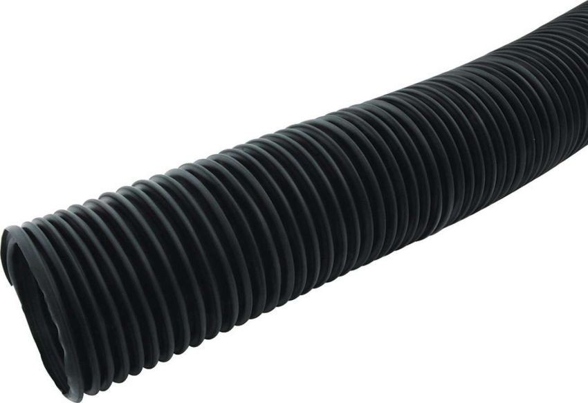 ALLSTAR PERFORMANCE ALL42150 Brake Duct Hose 3 x 10ft Black  275 Deg