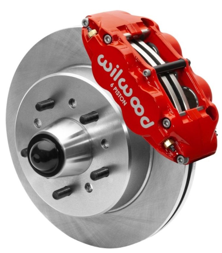 Wilwood 140-15948-R Forged Narrow Superlite 6R Front Big Brake Kit 12.19in Rotors 88-98 C1500 - Red