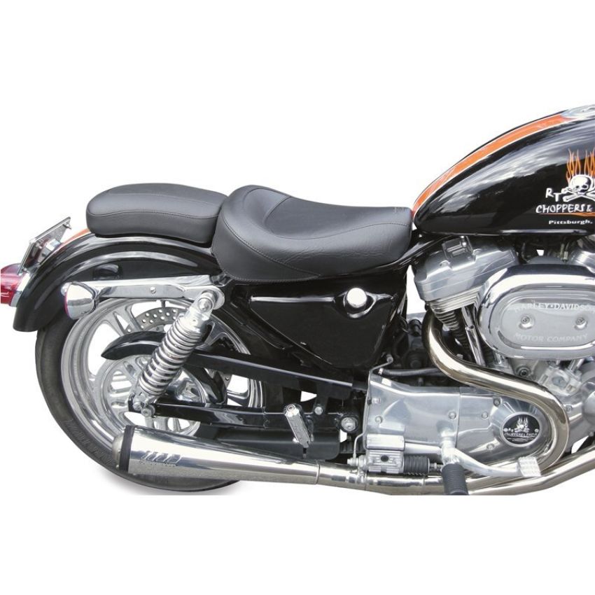 Mustang Motorcycle 76107 Mustang 06-17 Harley Dyna Standard Touring Solo Seat - Black