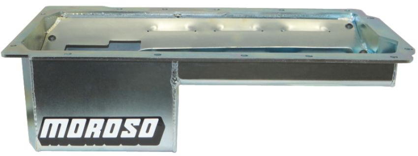 Moroso 20151 Dart LS Next Swap (w/Aluminum Spacers) Wet Sump 7qt 6in Baffled Steel Oil Pan