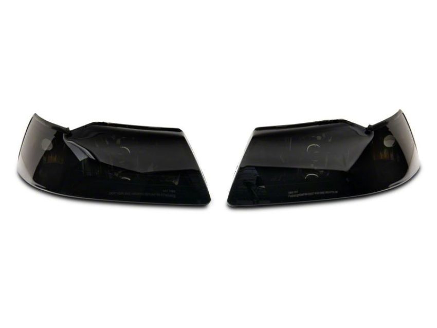 Raxiom 413420 99-04 Ford Mustang Axial Series OEM Style Replacement Headlights- Blk Housing (Smoked Lens)