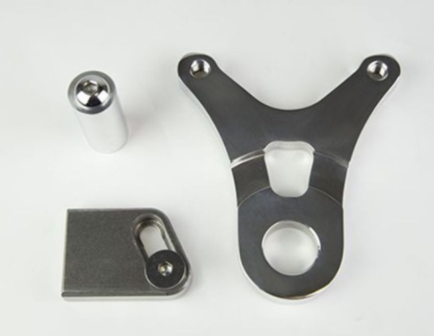Wilwood 250-10180-P Caliper Mounting Kit Chrome w/Bracket GP310 Sprocket Brake 51 Tooth