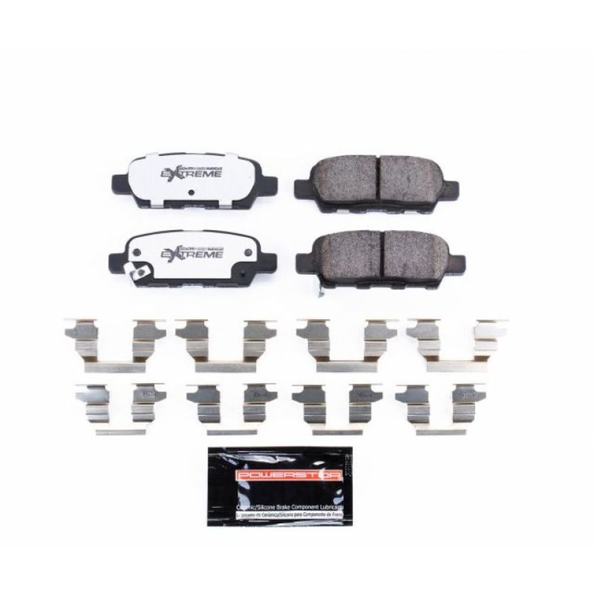 PowerStop Z26-1288 PowerStop - Z26 Performance Carbon-Fiber Ceramic Brake Pads with Hardware Kit