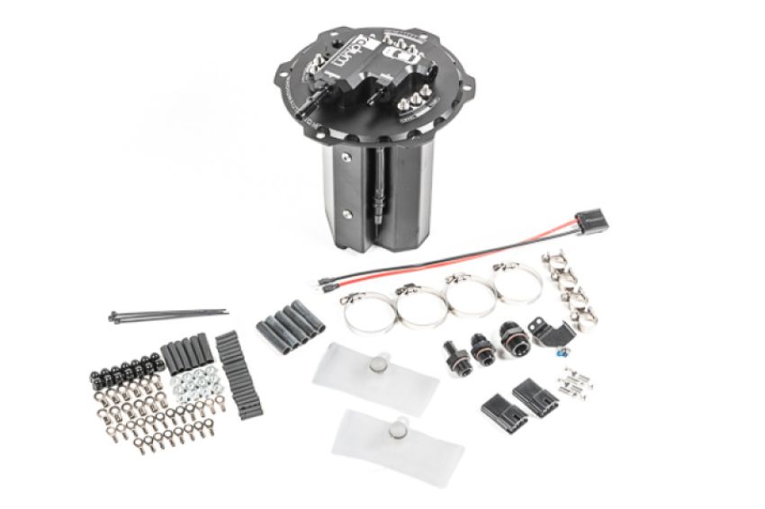 Radium Engineering 20-1640 FUEL HANGER, EVO X, PUMPS NOT INCLUDED, WALBRO GSS342, AEM 50-1220