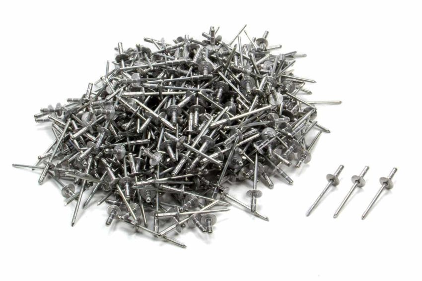 FIVESTAR FIV815-500L Large Head Rivet Silver 500pc 1/8in
