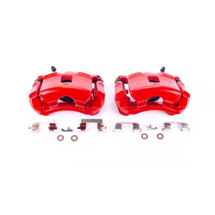 PowerStop S4880A Red Powder Coated Calipers