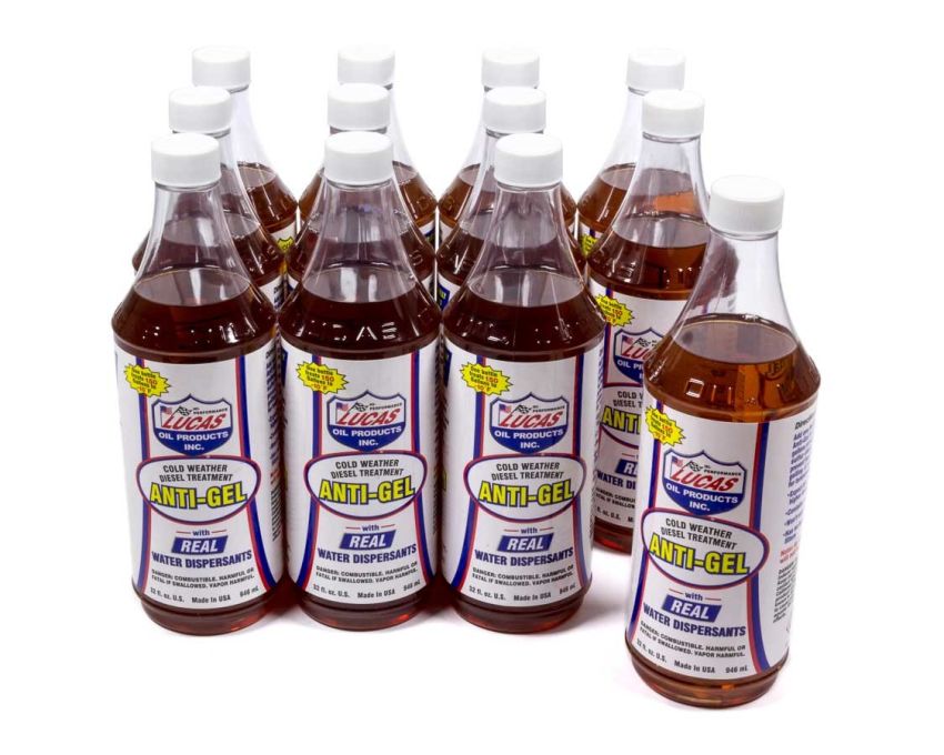 LUCAS OIL LUC10865-12 Diesel Treatment Anti Gel Case 12 x 1 Quart