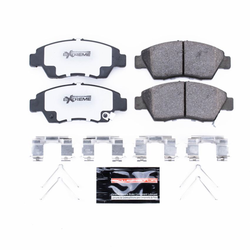 PowerStop Z26-948 PowerStop - Z26 Performance Carbon-Fiber Ceramic Brake Pads with Hardware Kit