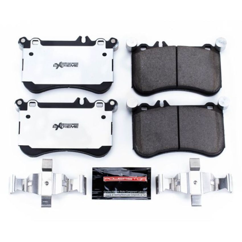 PowerStop Z26-1634 PowerStop - Z26 Performance Carbon-Fiber Ceramic Brake Pads with Hardware Kit