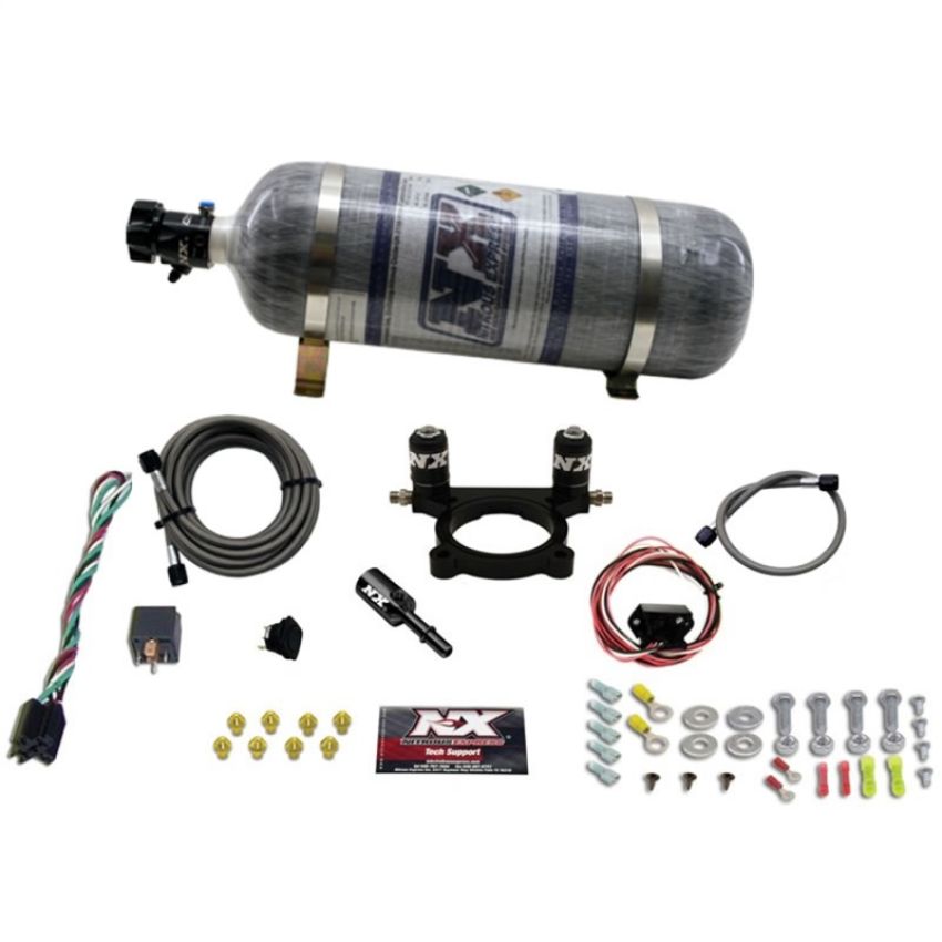 Nitrous Express 20960-12 SCION FRS / SUBARU BRZ PLATE SYSTEM (35-100HP) WITH COMPOSITE BOTTLE