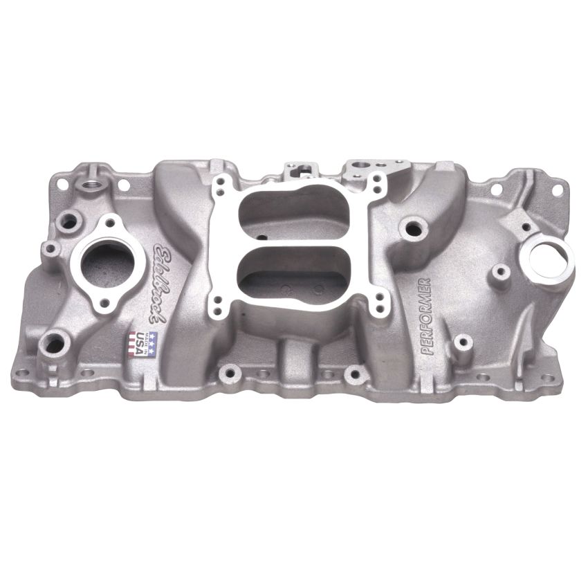 EDELBROCK EDE3701 SBC Performer Manifold - w/EGR