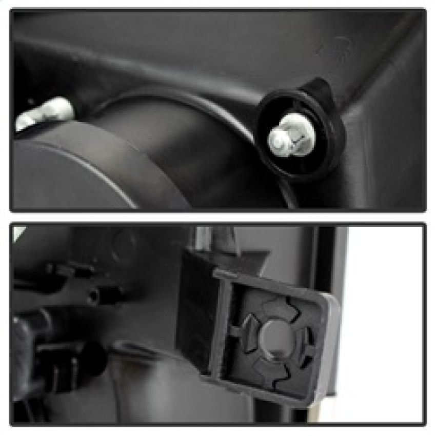 SPYDER 5077585 Projector Headlights - Light Bar DRL - Chrome