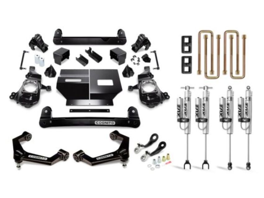 Cognito 110-P0896 20-24 Chevy/GMC Silv/Sierra 2500/3500 HD 2WD/4WD 4in Perf Lift Kit w/ Fox PSRR 2.0 Shocks