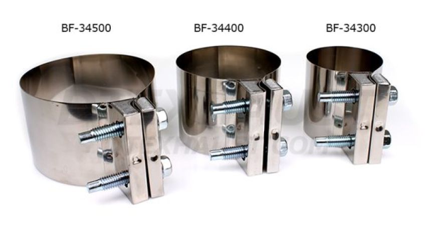 Different Trend 304 Stainless Flat Lap Joint Band Clamp DT-34500