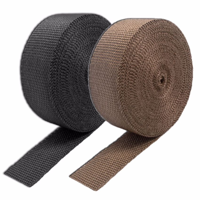 Exhaust Wrap 50 Foot x 1 Inch Carbon Fiber Up To 1800 Degree F Rogue Series Thermo Tec