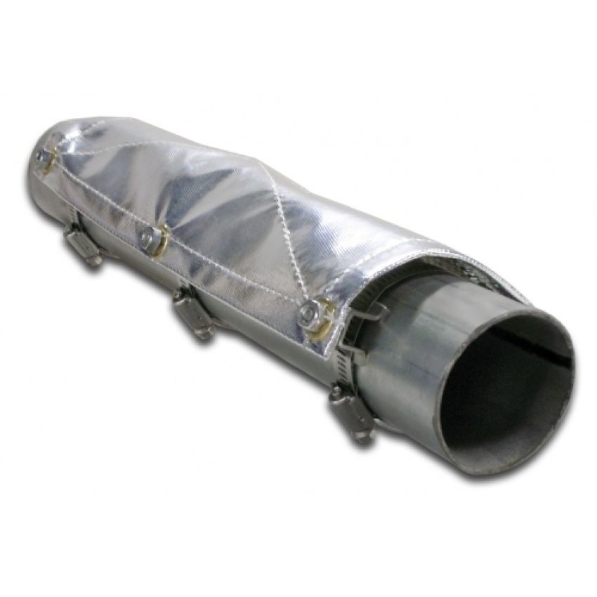 Exhaust Heat Shield 1 Foot x 6 Inch Clamp On With 4 Inch Clamps Up to 2000 Degree F Thermo Tec