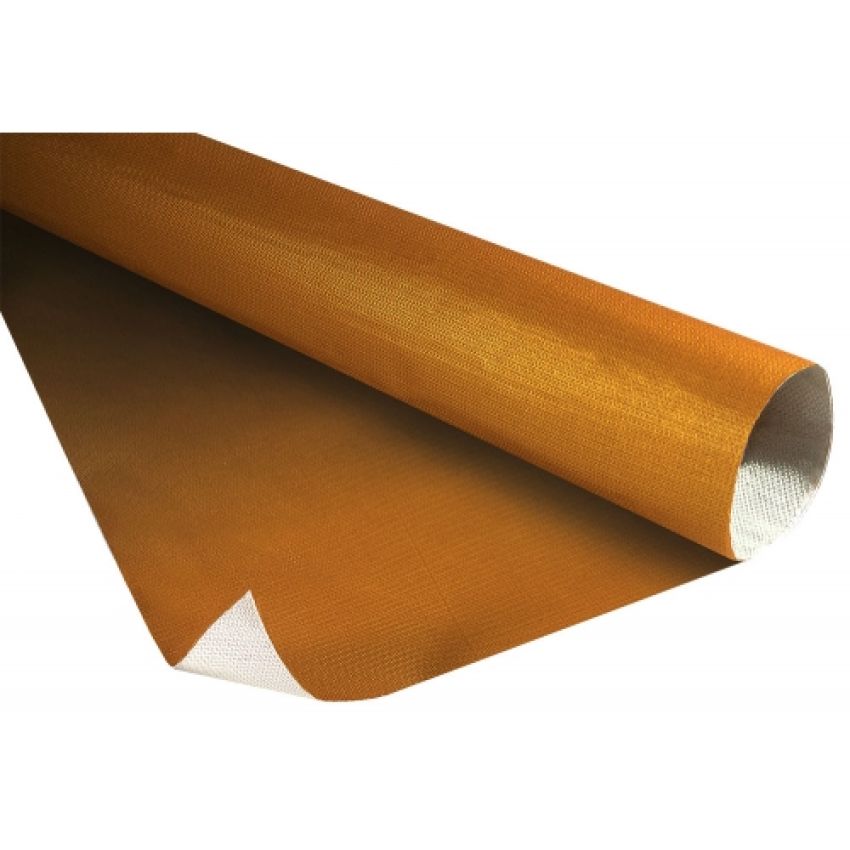 **Discontinued**Heat Shield 12 Inch x 24 Inch Gold Heat Barrier With Adhesive Thermo Tec