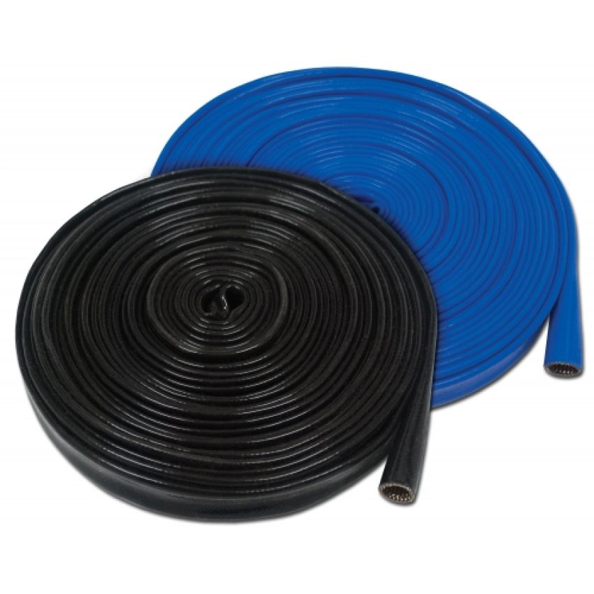 Ignition Wire Heat Sleeve 25 Foot x 3/8 Inch Blue Thermo Tec