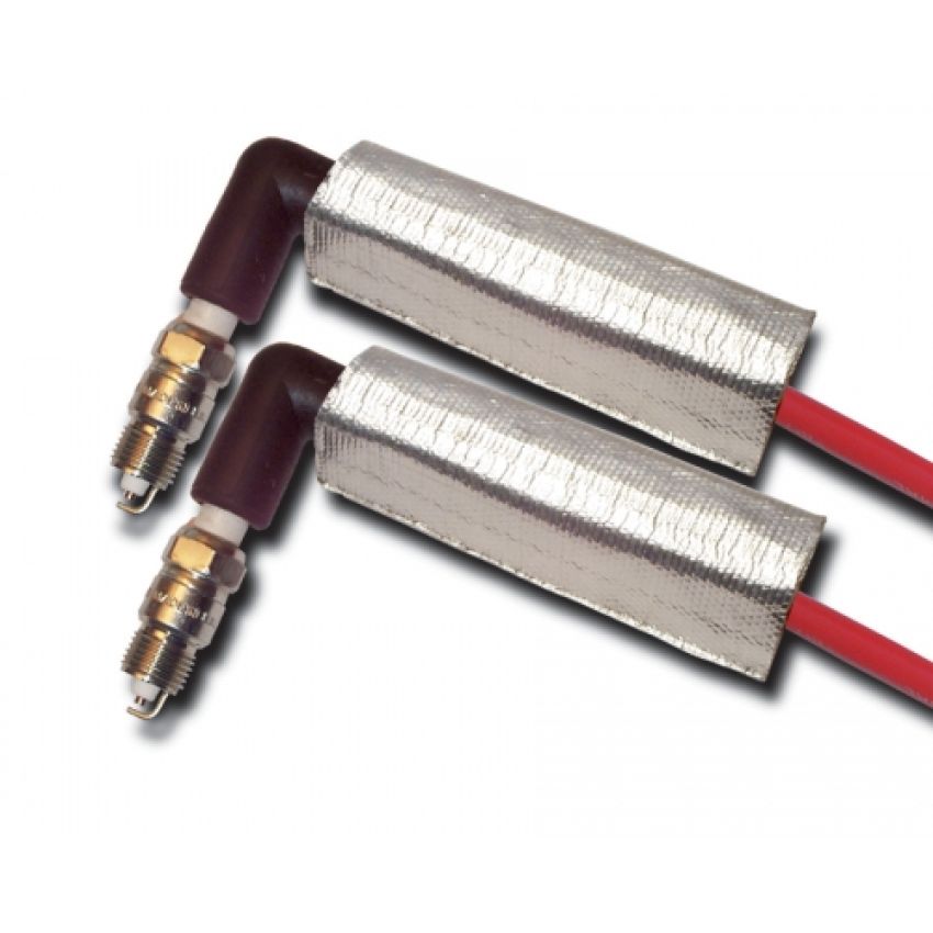 Spark Plug Heat Shield 6 Inch Dual Layer Pair Thermo Tec