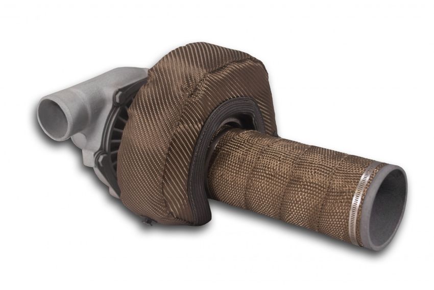 Turbo Heat Shield T3 Insulating Kit Carbon Fiber Color Kit Thermo Tec