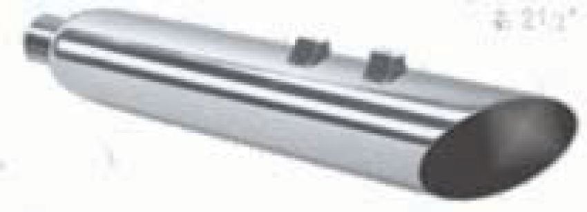 Jones Exhaust JAC322MCSP Full Boar Slip-on Motorcycle Mufflers