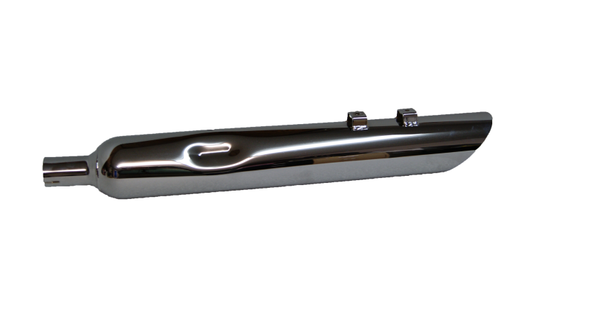 JONES EXHAUST JAC430MC200-8 Full Boar Slip-On Motorcycle Muffler