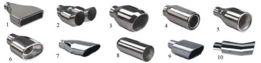 Jones Exhaust PMS625RSS Stainless Tip