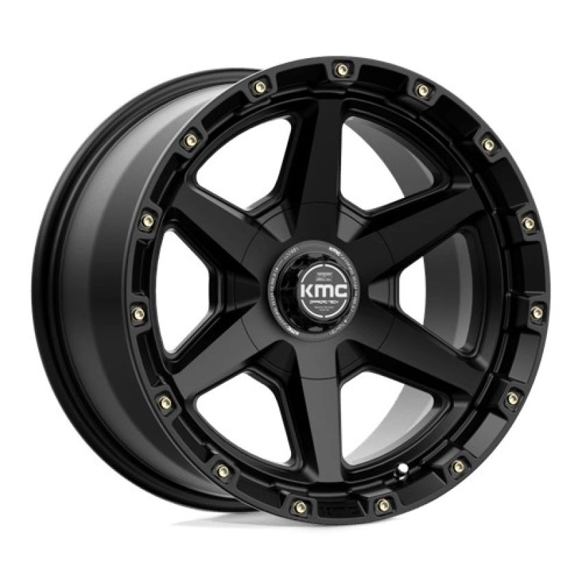 KMC KM101 17X9 6X135/5.5 S-BLK -12MM