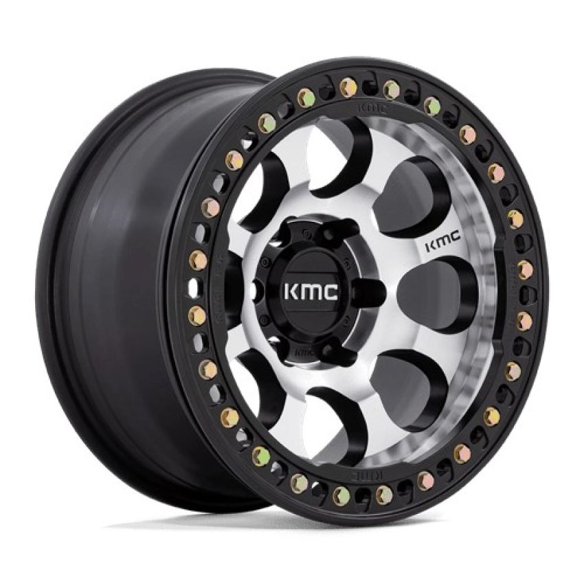 KMC RIOT BL 17X8.5 5X5.0 MCH-FC-BLK +0