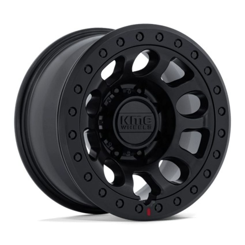 KMC E25 BEADLOCK 17X9 8X6.5 125 -38 BLK-OUT