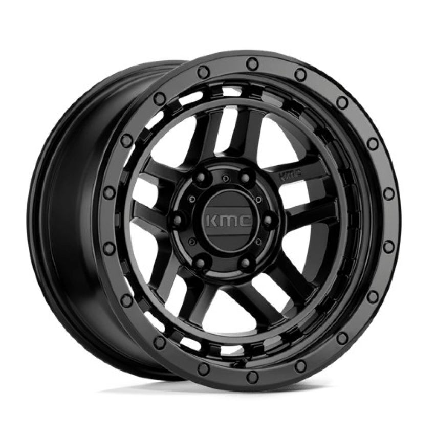 KM540 17X9 6X5.5 S-BLK -12MM