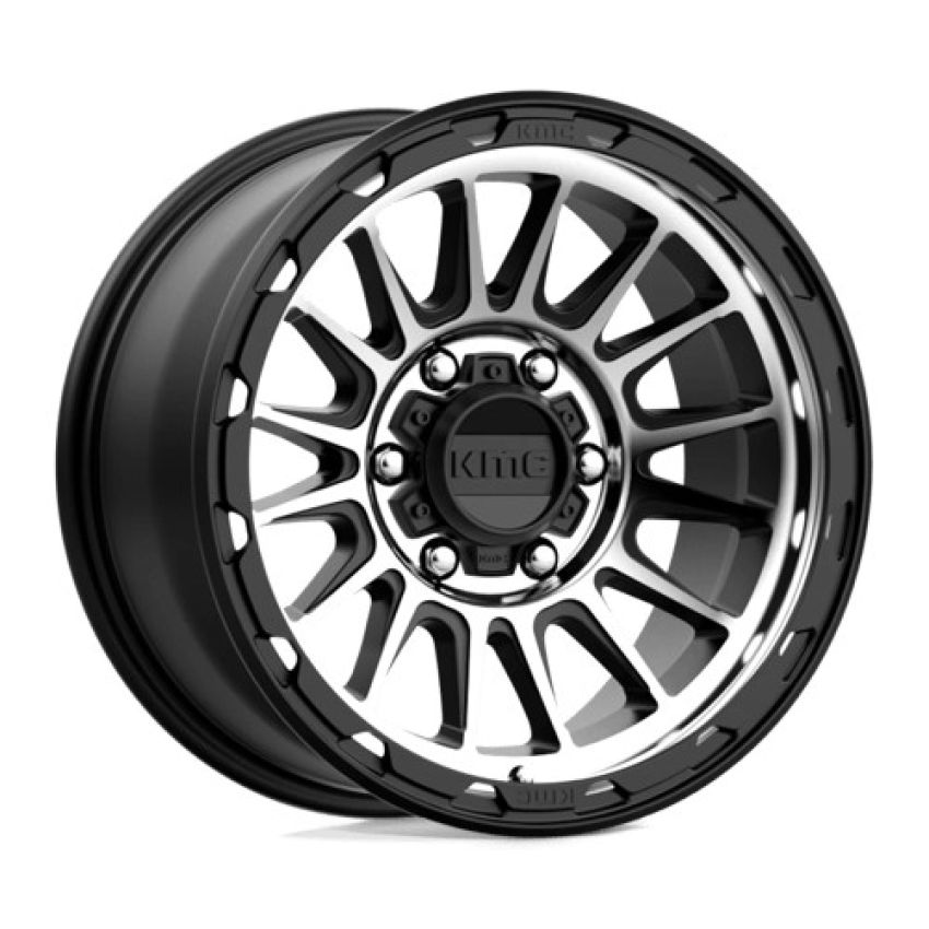 KMC KM542 17X8.5 6X5.5 S-BLK MACH 00MM