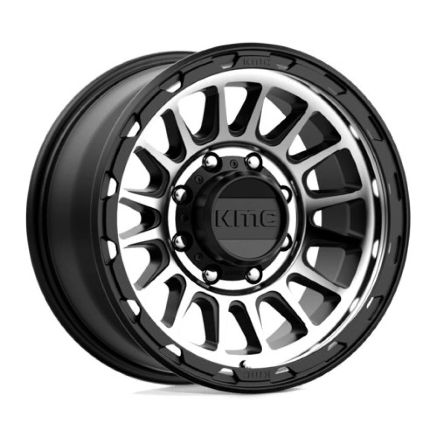 KMC KM542 17X8.5 8X6.5 S-BLK MACH 00MM
