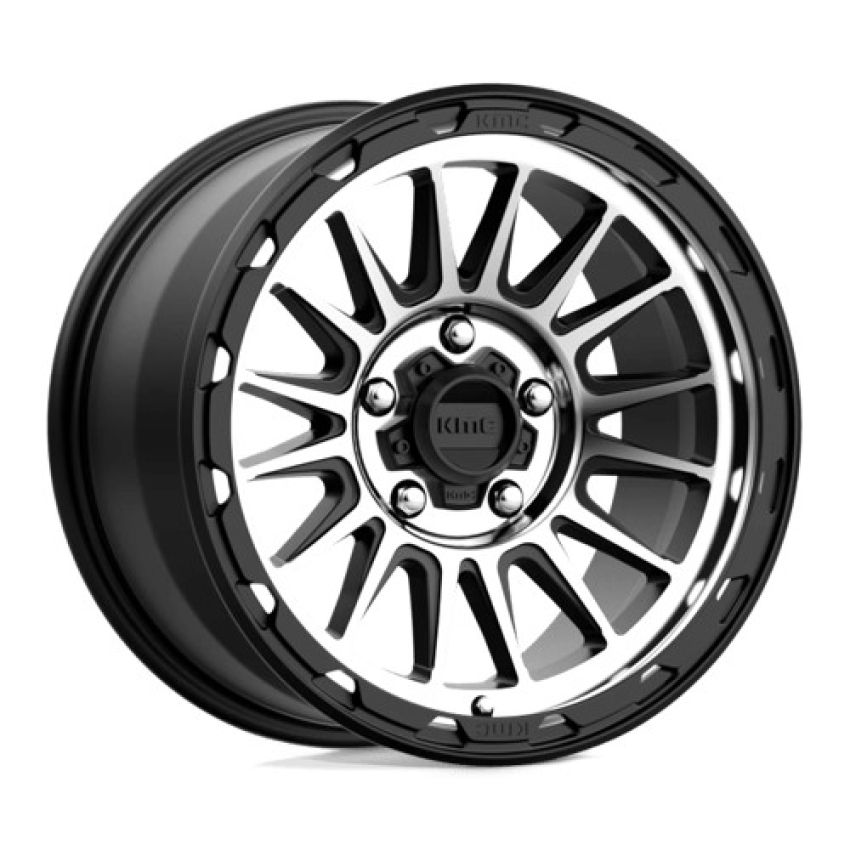 KMC KM542 17X9 5X5.0 S-BLK MACH 18MM