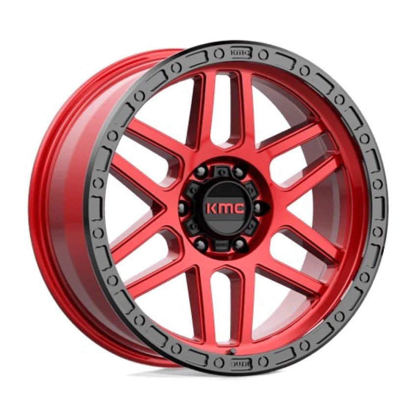 KMC KM544 17X8.5 6X5.5 C-RED BLK-LP 00MM