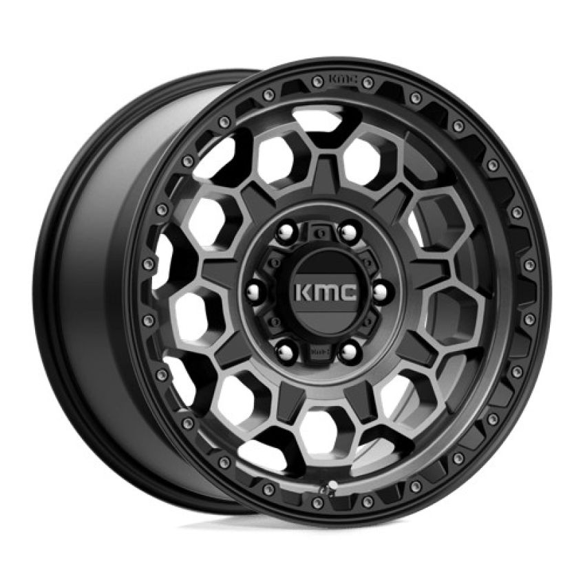 KMC KM545 17X9 6X4.5 S-BLK GTCC 18MM