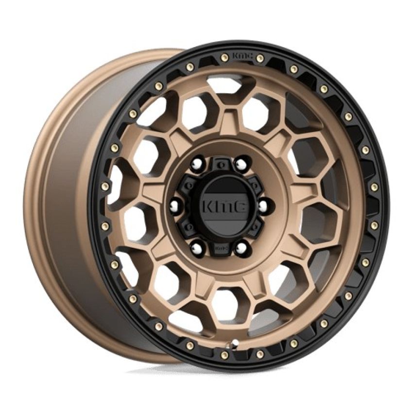 KM545 17X9 6X5.5 M-BRZ BLK LP 00MM
